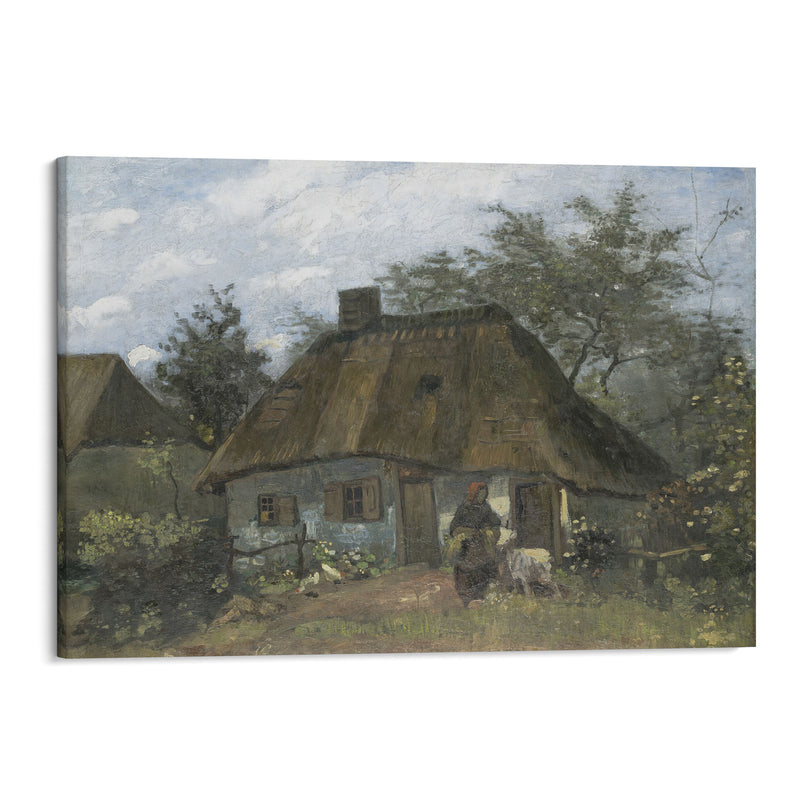 Farmhouse in Nuenen (1885) - Vincent van Gogh - Canvas Print