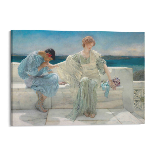 Ask me no more - Lawrence Alma-Tadema - Canvas Print