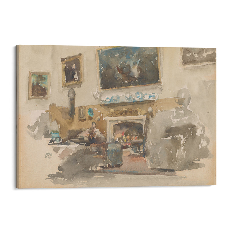 Moreby Hall (1882-1884) - James Abbott McNeill Whistler - Canvas Print