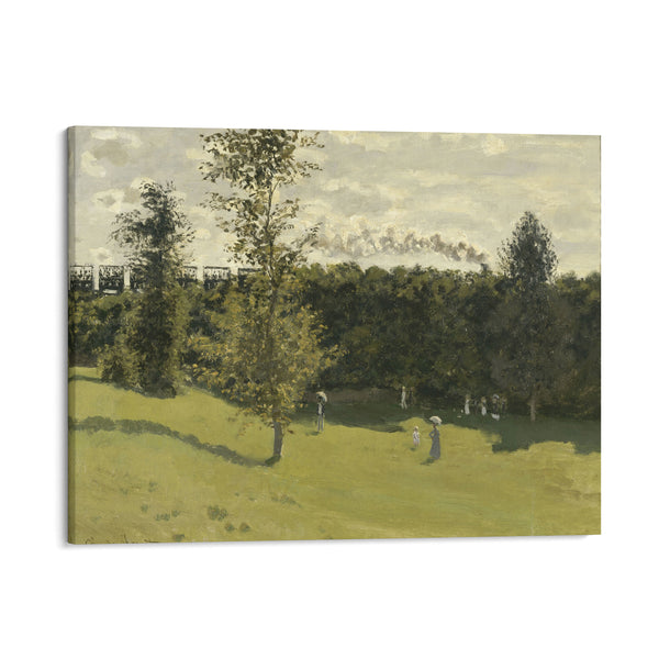 Train in the Countryside (circa 1870) - Claude Monet - Canvas Print