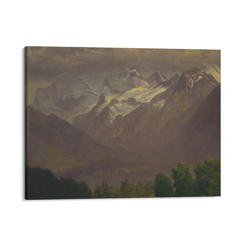 In the High Mountains - Albert Bierstadt - Canvas Print