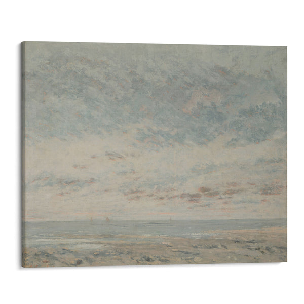 Low Tide at Trouville - Gustave Courbet - Canvas Print