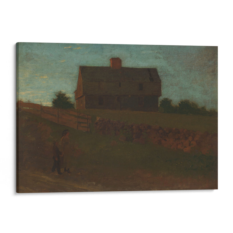 Garrison House, York, Maine (1875) - Winslow Homer - Canvas Print