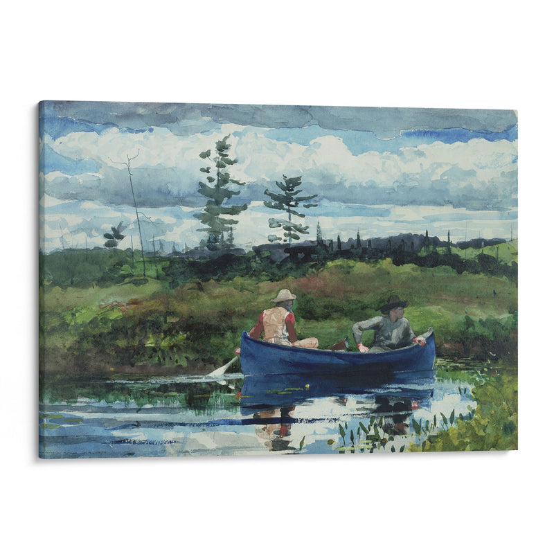 The Blue Boat (1892) - Winslow Homer - Canvas Print