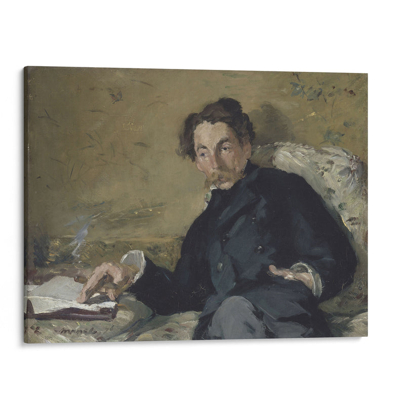 Stéphane Mallarmé (1876) - Édouard Manet - Canvas Print