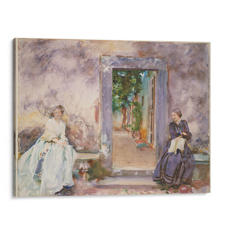 The Garden Wall (1910) - John Singer Sargent - Canvas Print