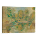 Paysage, Étang Et Fond D’arbres (1913) - Pierre-Auguste Renoir - Canvas Print