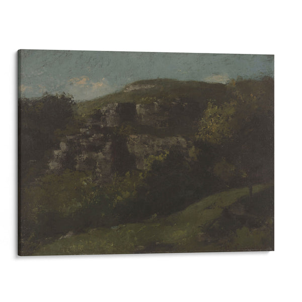 Rochers À Ornans (1869) - Gustave Courbet - Canvas Print