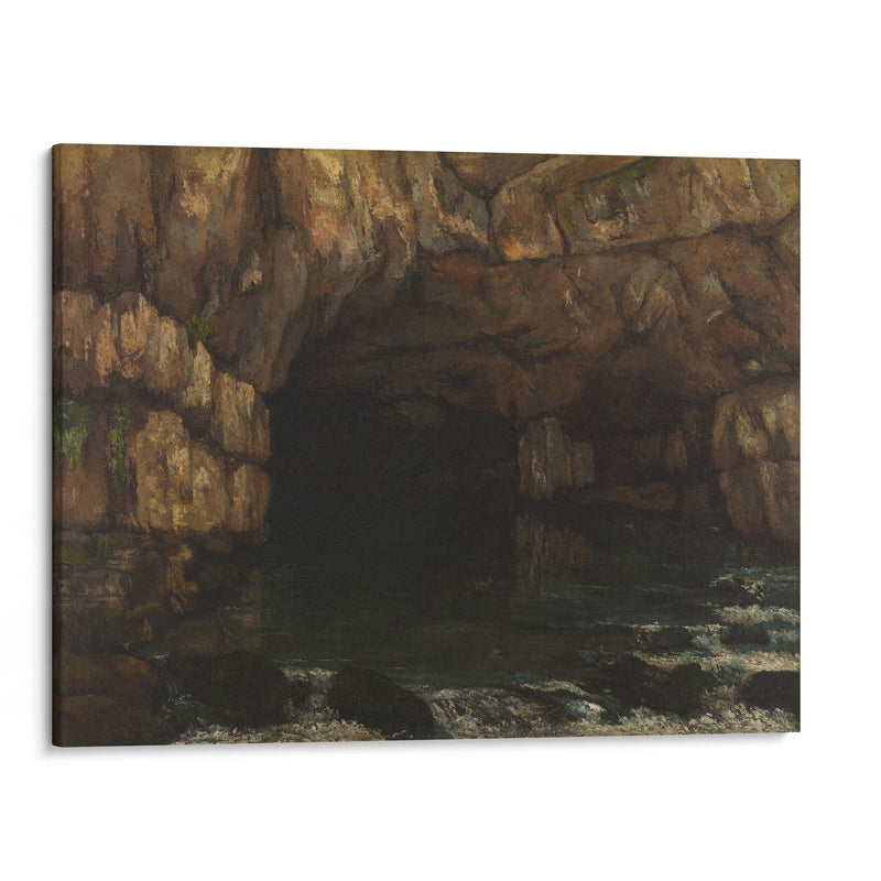 La source de la Loue (The Source of the Loue)  (circa 1864) - Gustave Courbet - Canvas Print