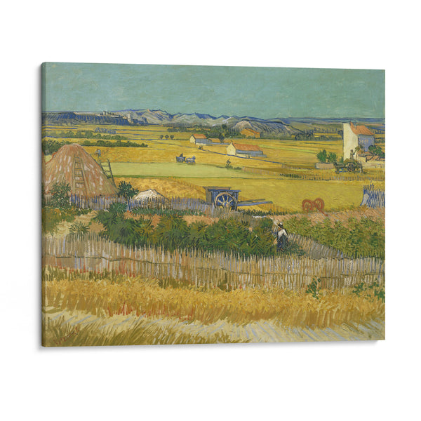 The harvest (1888) - Vincent van Gogh - Canvas Print