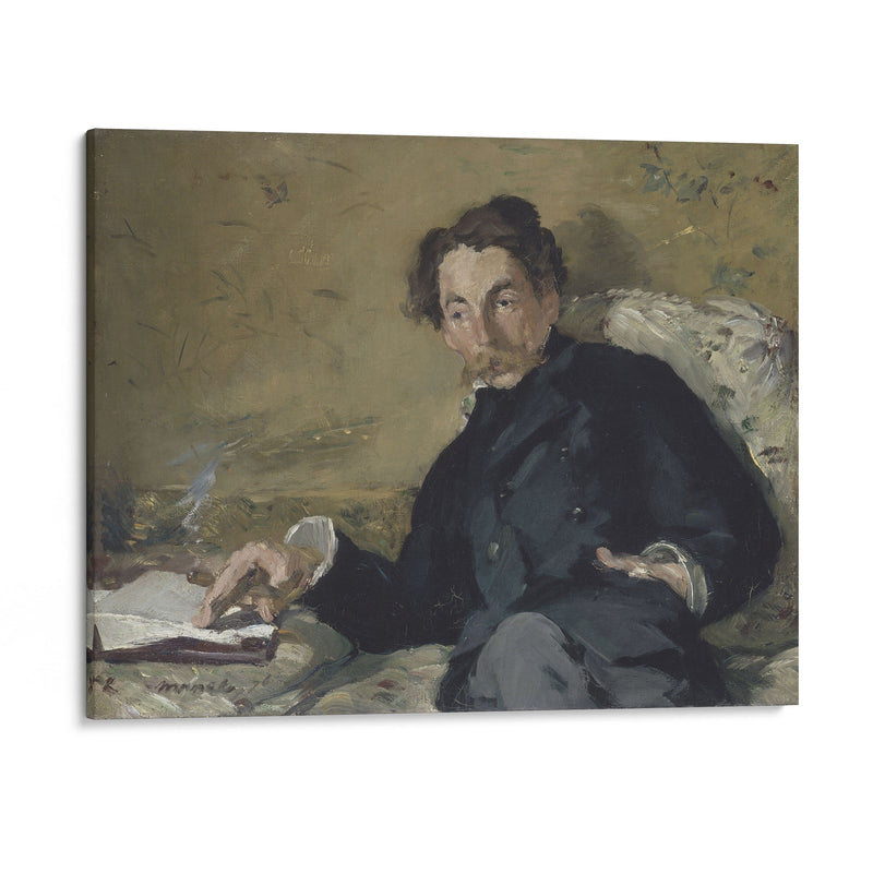 Stéphane Mallarmé (1876) - Édouard Manet - Canvas Print