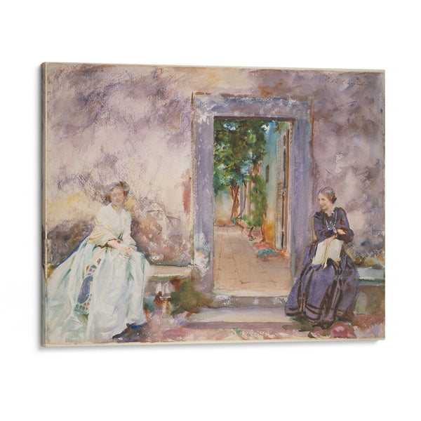 The Garden Wall (1910) - John Singer Sargent - Canvas Print