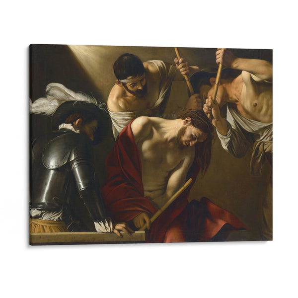 The Crowning with Thorns (between 1602 and 1604) - Caravaggio - Canvas Print