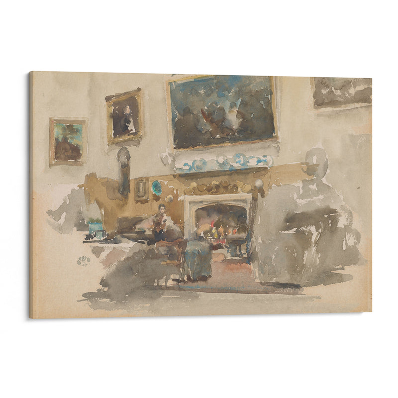 Moreby Hall (1882-1884) - James Abbott McNeill Whistler - Canvas Print