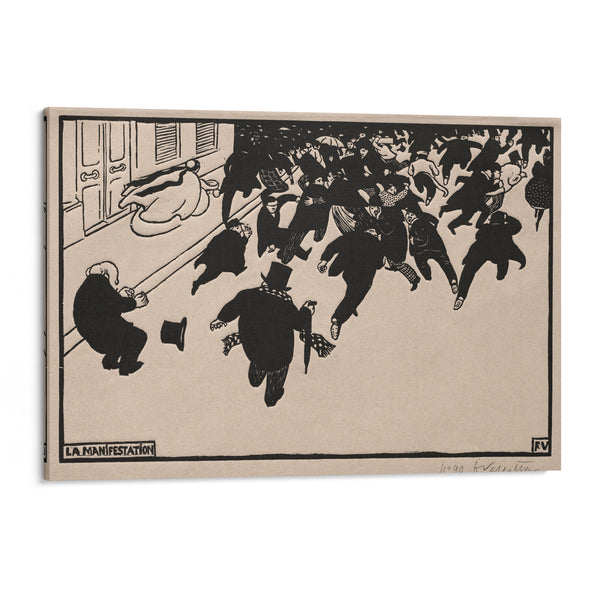 The Protest (1893) - Félix Vallotton - Canvas Print