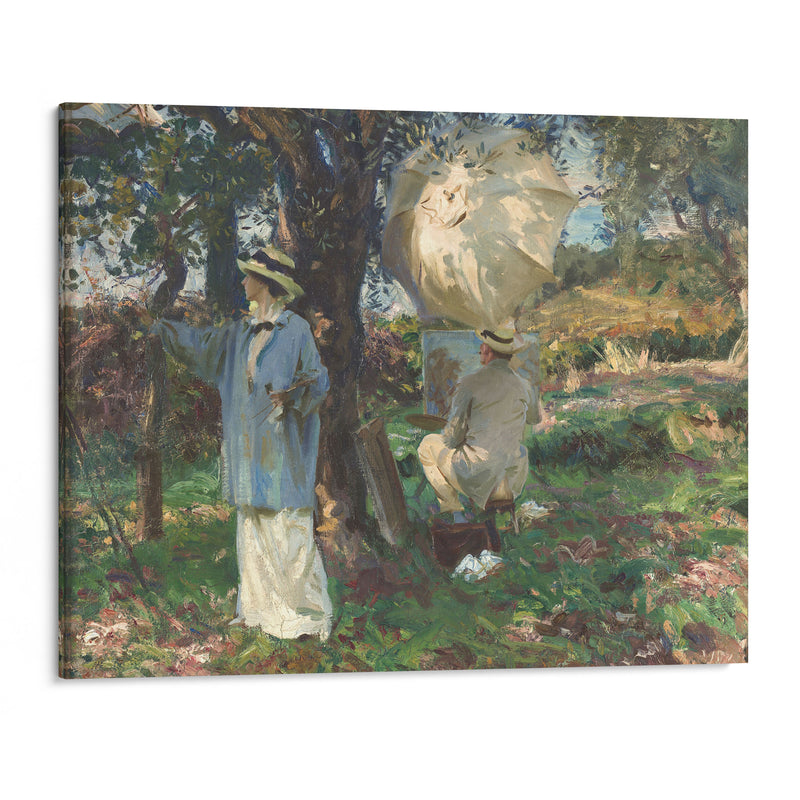 The Sketchers (1913) - John Singer Sargent - Canvas Print