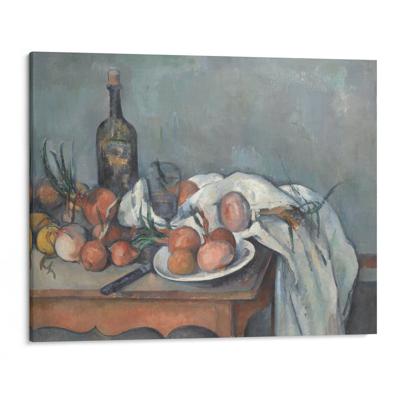 Still Life with Onions (1896 - 1898) - Paul Cézanne - Canvas Print