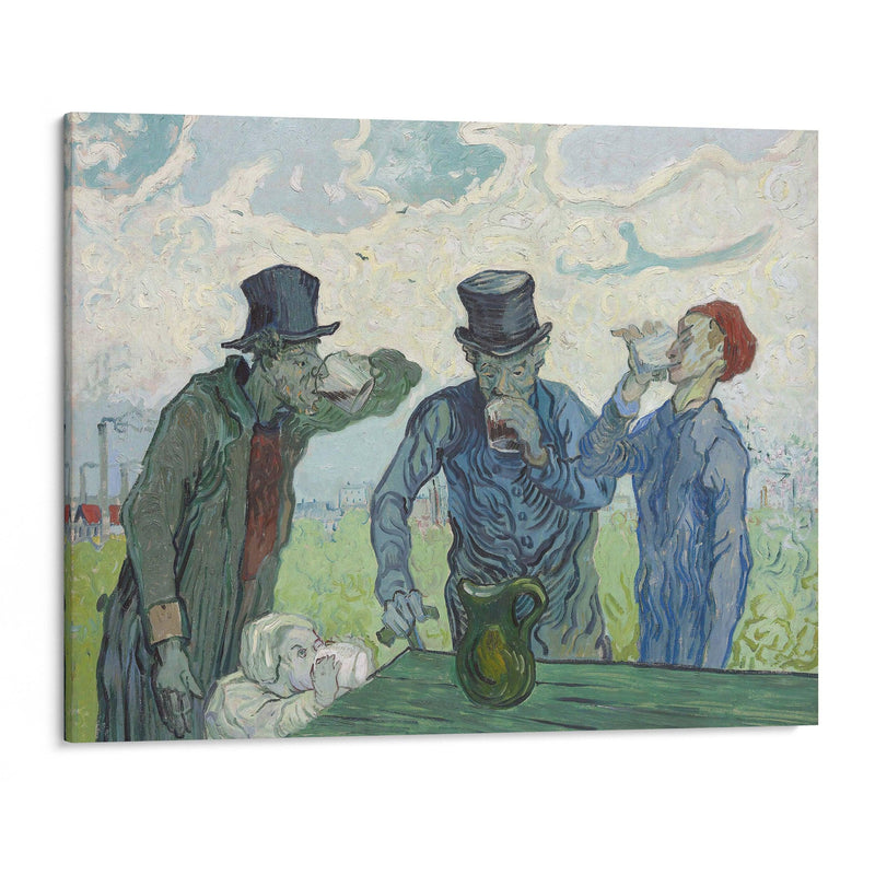 The Drinkers (1890) - Vincent van Gogh - Canvas Print - UAIO LMT