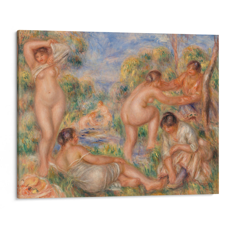 Bathing Group (1916) - Pierre-Auguste Renoir - Canvas Print