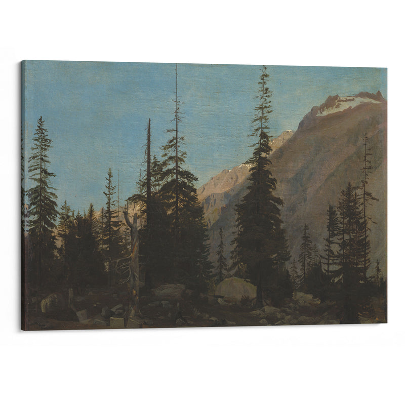 Alpine Landscape,  The Handegg, Switzerland (1850s) - Jean-Léon Gérôme - Canvas Print