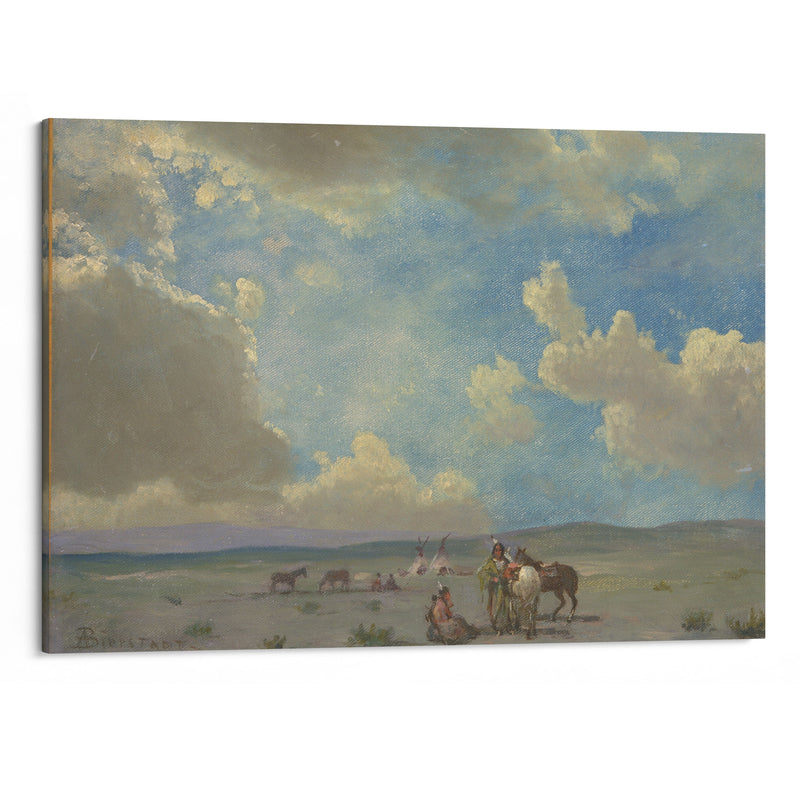 Indian Encampment - Albert Bierstadt - Canvas Print