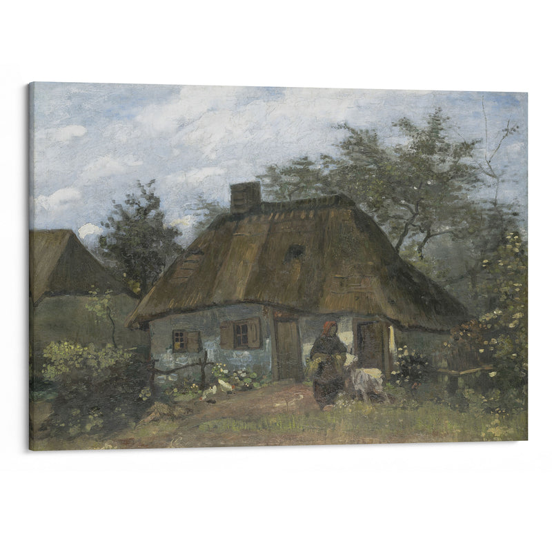 Farmhouse in Nuenen (1885) - Vincent van Gogh - Canvas Print