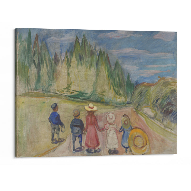 The Fairytale Forest (1901) - Edvard Munch - Canvas Print