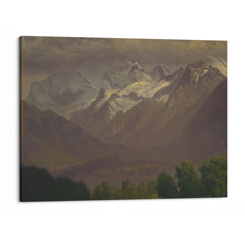 In the High Mountains - Albert Bierstadt - Canvas Print