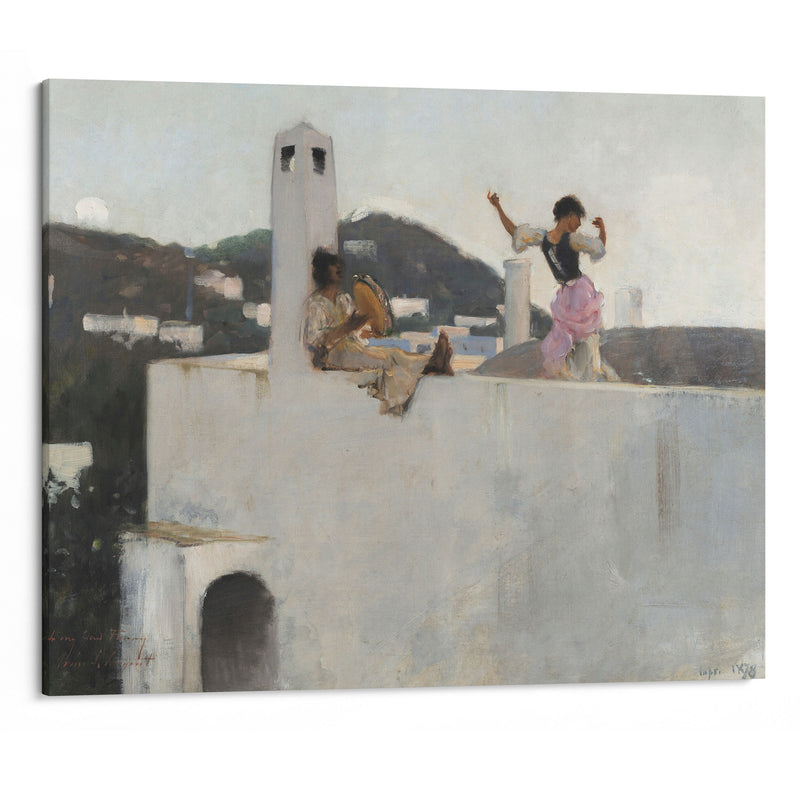 Capri Girl on a Rooftop (1878) - John Singer Sargent - Canvas Print