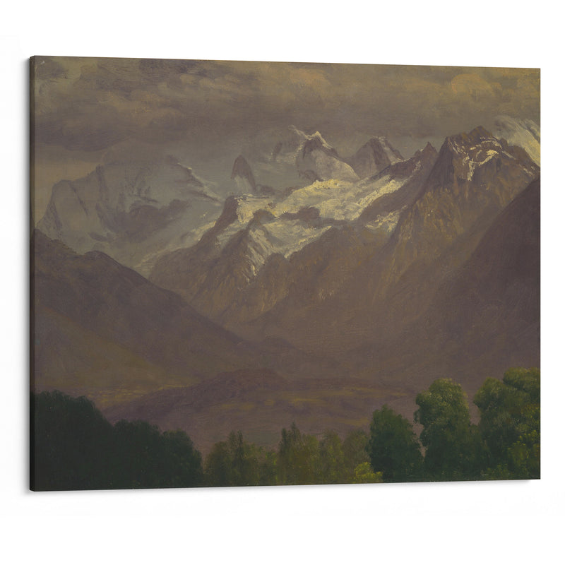 In the High Mountains - Albert Bierstadt - Canvas Print