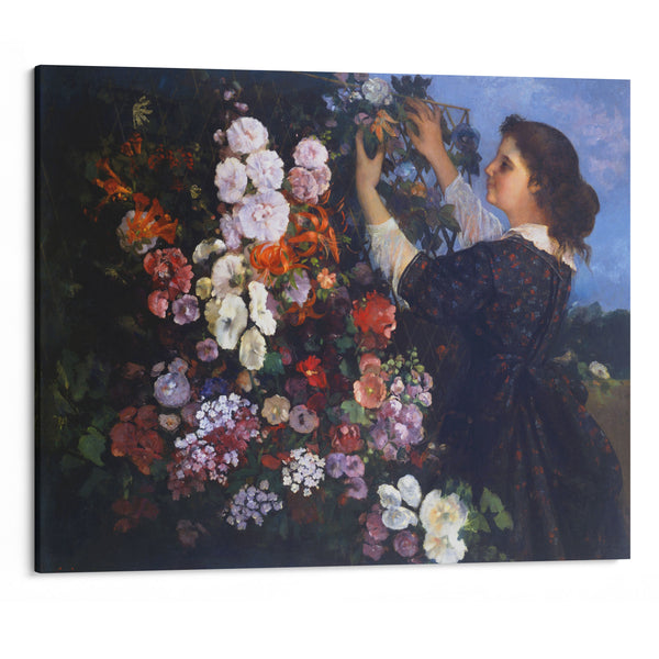 Trellis - Gustave Courbet - Canvas Print