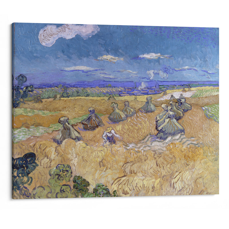 Wheat Fields with Reaper, Auvers - Vincent van Gogh - Canvas Print - UAIO LMT