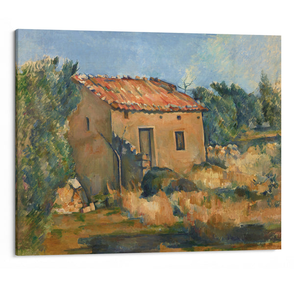 Abandoned House near Aix-en-Provence (1885–1887) - Paul Cézanne - Canvas Print