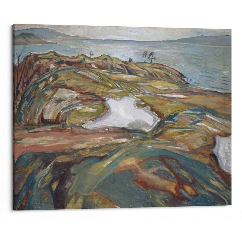 Coastal Landscape (1918) - Edvard Munch - Canvas Print