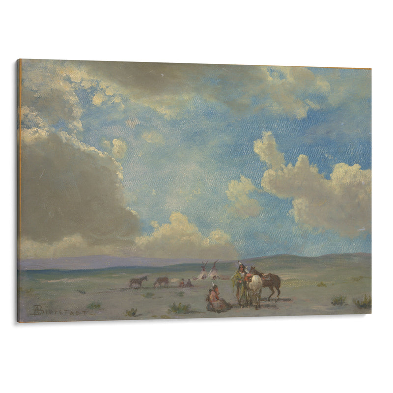 Indian Encampment - Albert Bierstadt - Canvas Print