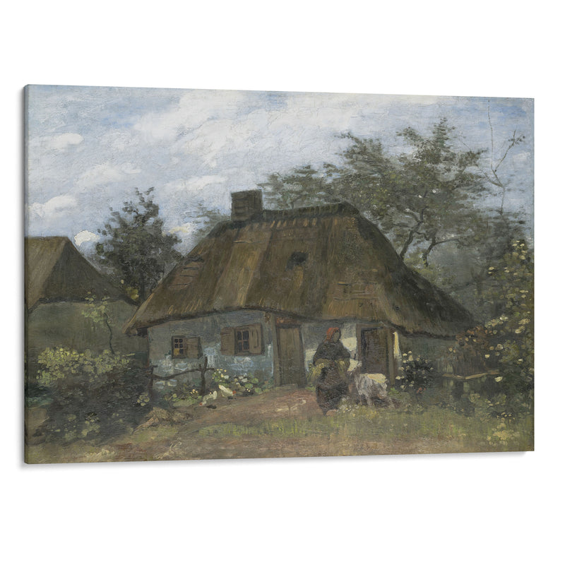 Farmhouse in Nuenen (1885) - Vincent van Gogh - Canvas Print