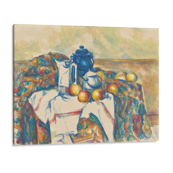 Still Life with Blue Pot (about 1900–1906) - Paul Cézanne - Canvas Print