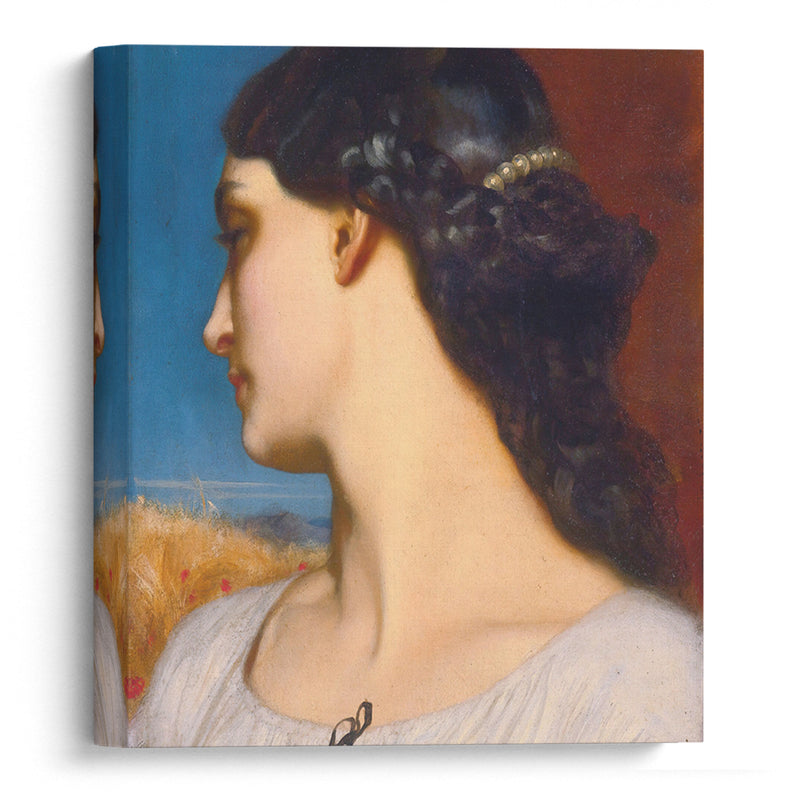 La Nanna (Sunny Hours) - Frederic Leighton - Canvas Print