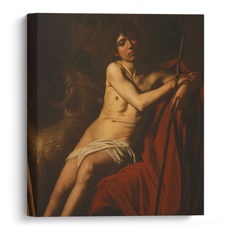 Saint John the Baptist (1609-1610) - Caravaggio - Canvas Print