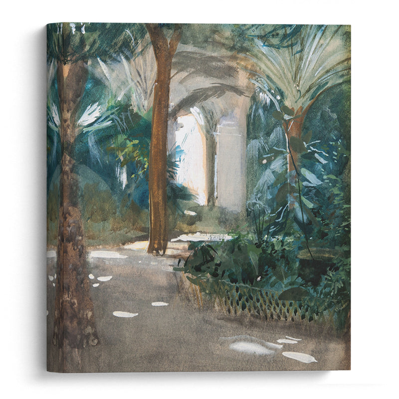 Garden in Algiers (1887) - Anders Zorn - Canvas Print