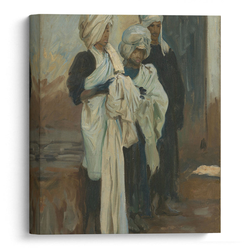 Egyptian Indigo Dyers (1891) - John Singer Sargent - Canvas Print