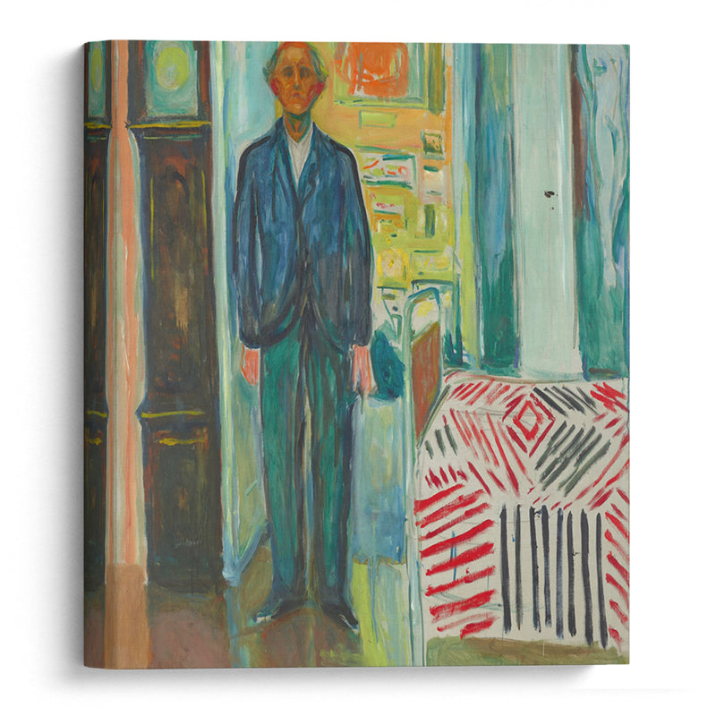 Self-Portrait (1940–1943) - Edvard Munch - Canvas Print