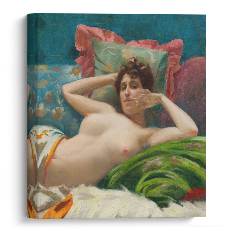 Odalisque - Theodoros Ralli - Canvas Print