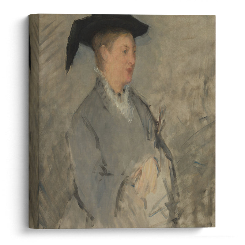 Madame Edouard Manet (Suzanne Leenhoff, 1829–1906) (ca. 1873) - Édouard Manet - Canvas Print