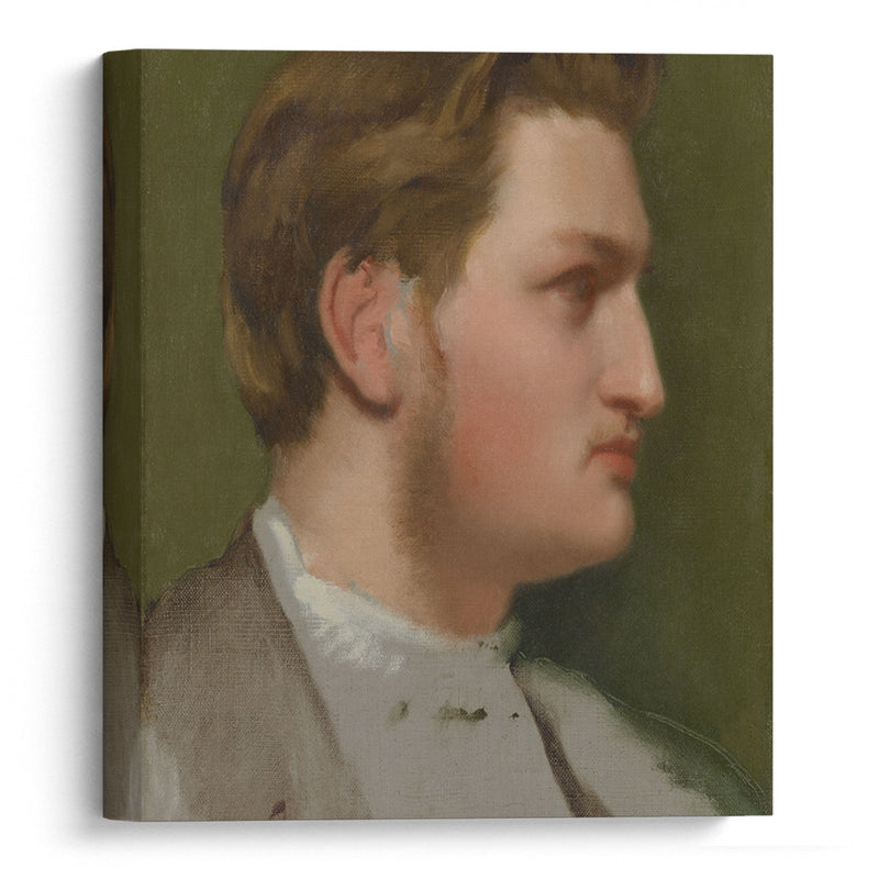 Portrait of Paul Valpinçon (c. 1855) - Edgar Degas - Canvas Print