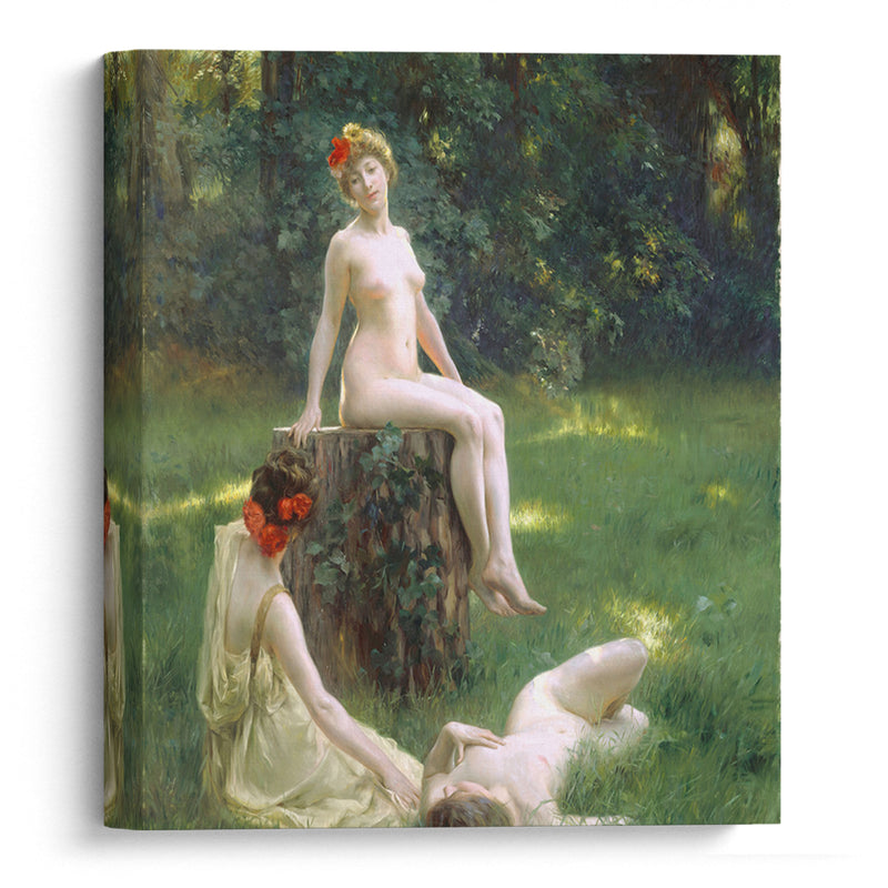 The Glade (1900) - Julius Leblanc Stewart - Canvas Print