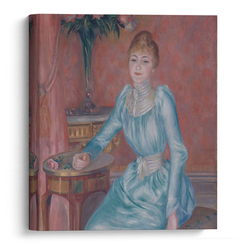 Portrait de Madame de Bonnières (1889) - Pierre-Auguste Renoir - Canvas Print