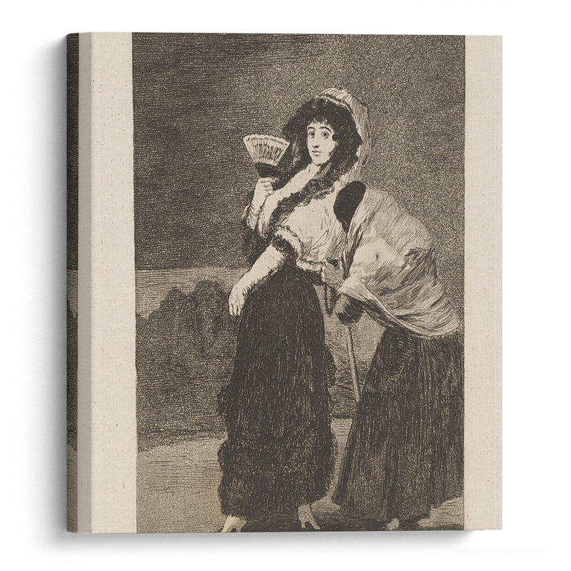 Dios la perdone; Y era su madre. (For heaven’s sake; and it was her mother.) (1796-1797) - Francisco de Goya - Canvas Print