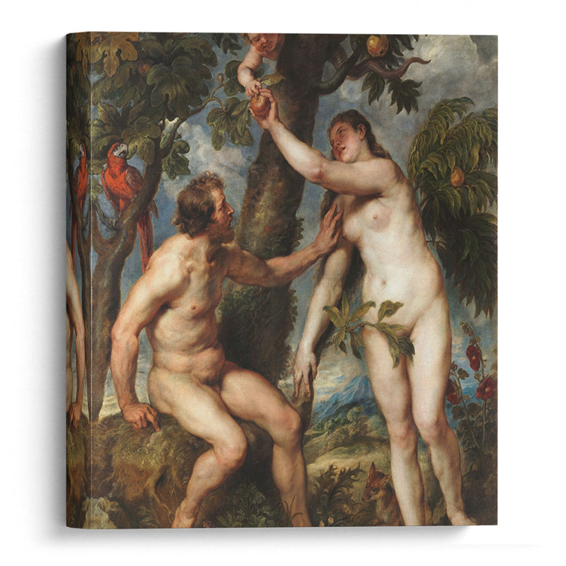 Adam and Eve (1628 and 1629) - Peter Paul Rubens - Canvas Print