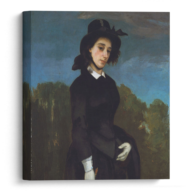 Woman in a Riding Habit (L’Amazone) (1856) - Gustave Courbet - Canvas Print